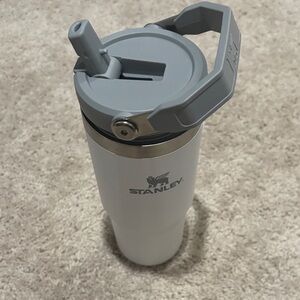 Stanley Gray and White Travel Mug